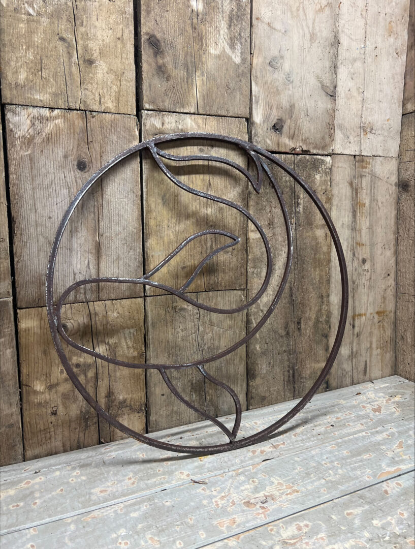 Rustic Metal Koi 1 - Image 3