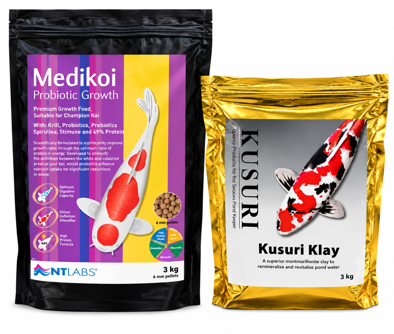 Koi Growth & Pond Klay Bundle